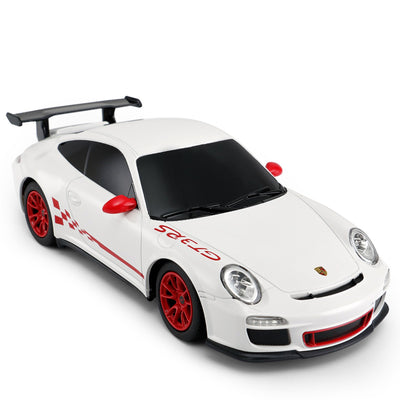Dealsmate Remote Control Porsche GT3 RS 1:24 Scale White Brand New Sports Car