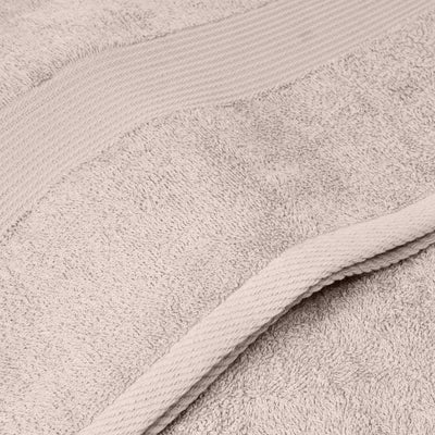 Dealsmate Royal Comfort 5 Piece Cotton Bamboo Towel Set 450GSM Luxurious Absorbent Plush - Beige