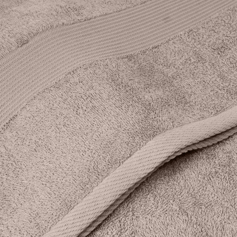 Dealsmate Royal Comfort 5 Piece Cotton Bamboo Towel Set 450GSM Luxurious Absorbent Plush - Champagne