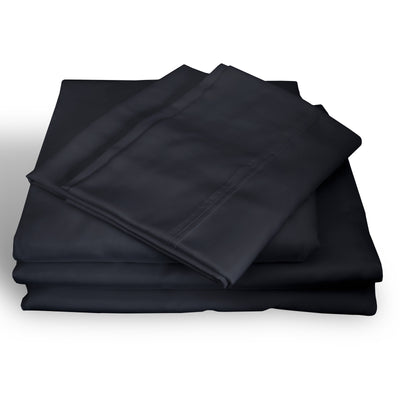 Dealsmate Royal Comfort 1000TC Hotel Grade Bamboo Cotton Sheets Pillowcases Set Ultrasoft - Queen - Charcoal