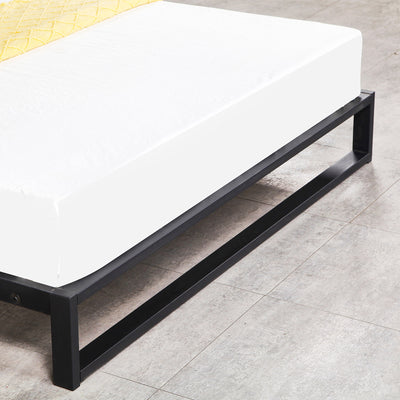 Dealsmate Milano Decor Florence Metal Bed Frame Mattress Base Platform Modern Black - Single - Black
