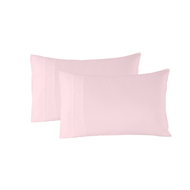 Dealsmate Royal Comfort 1200 Thread Count Sheet Set 4 Piece Ultra Soft Satin Weave Finish - Double - Soft Pink