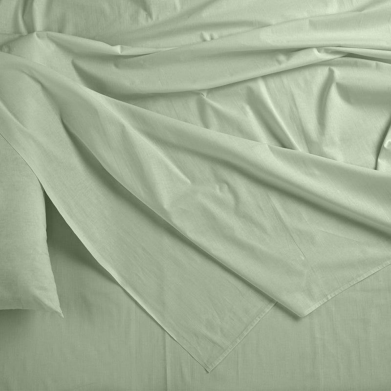 Dealsmate Royal Comfort Bamboo Blended Sheet & Pillowcases Set 1000TC Ultra Soft Bedding - King - Sage Green