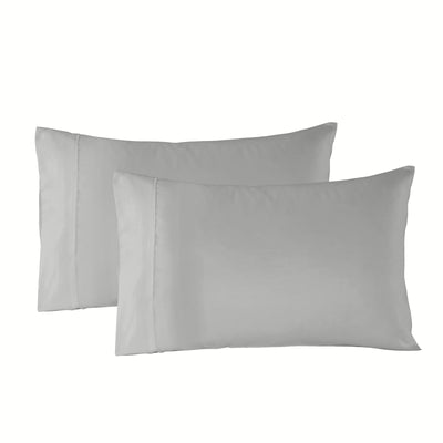 Dealsmate Royal Comfort Bamboo Blended Sheet & Pillowcases Set 1000TC Ultra Soft Bedding - King - Light Grey