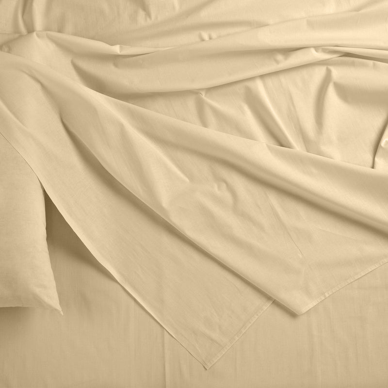 Dealsmate Royal Comfort Bamboo Blended Sheet & Pillowcases Set 1000TC Ultra Soft Bedding - King - Oatmeal