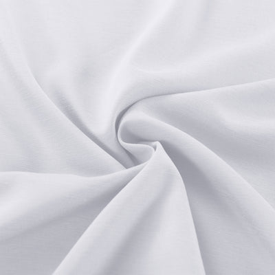 Dealsmate Royal Comfort 1500 Thread Count 6 Piece Cotton Rich Bedroom Collection Set - Queen - White