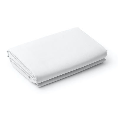 Dealsmate Royal Comfort 1200 Thread Count Fitted Sheet Cotton Blend Ultra Soft Bedding - Queen - White