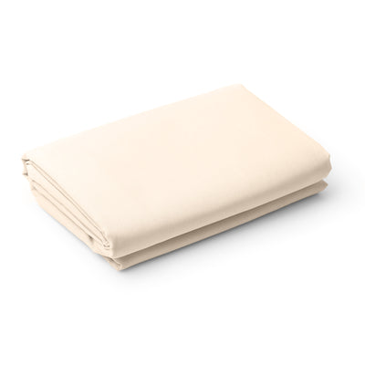 Dealsmate Royal Comfort 1200 Thread Count Fitted Sheet Cotton Blend Ultra Soft Bedding - Queen - Ivory