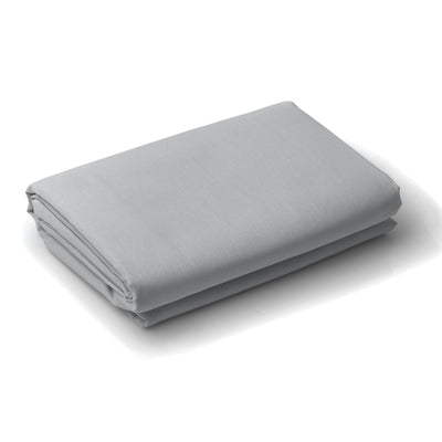 Dealsmate Royal Comfort 1200 Thread Count Fitted Sheet Cotton Blend Ultra Soft Bedding - Queen - Light Grey