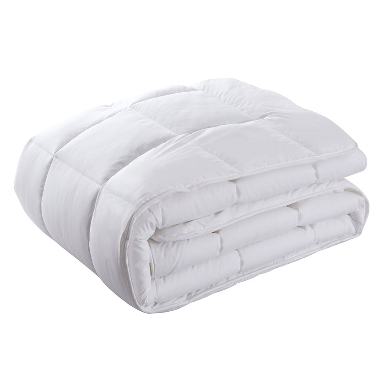 Dealsmate Royal Comfort 800GSM Silk Blend Quilt Duvet Ultra Warm Winter Weight  - Single - White