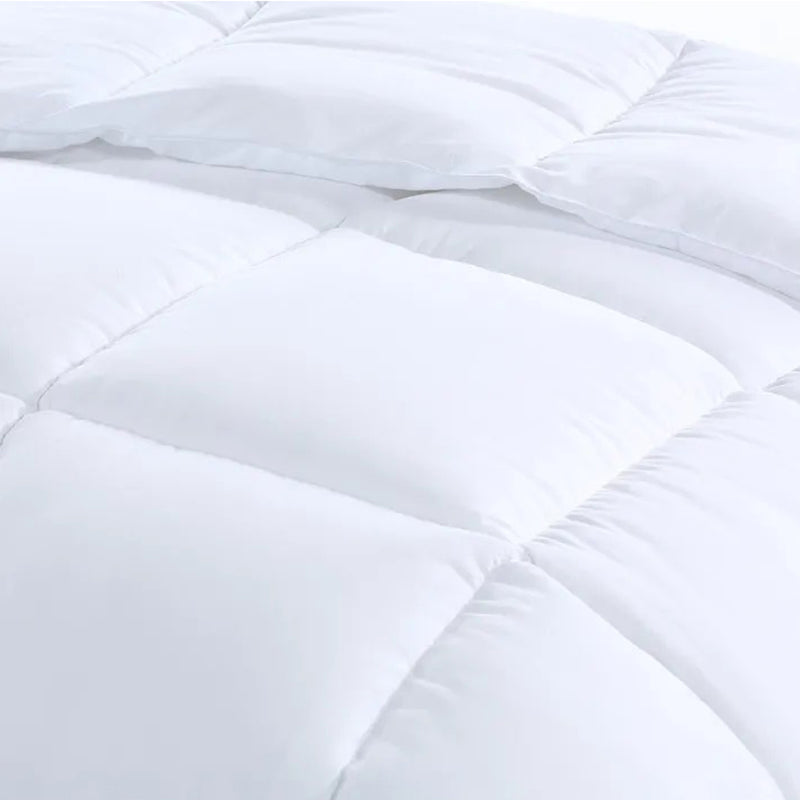 Dealsmate Royal Comfort 800GSM Silk Blend Quilt Duvet Ultra Warm Winter Weight  - Queen - White