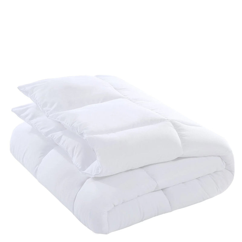 Dealsmate Royal Comfort Tencel Blend Quilt 300GSM  Eco Friendly Breathable All Season - Single - White