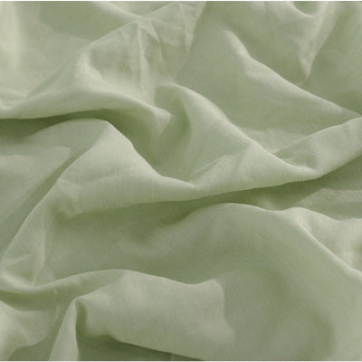 Dealsmate Royal Comfort Flax Linen Blend Sheet Set Bedding Luxury Breathable Ultra Soft - King - Sage Green
