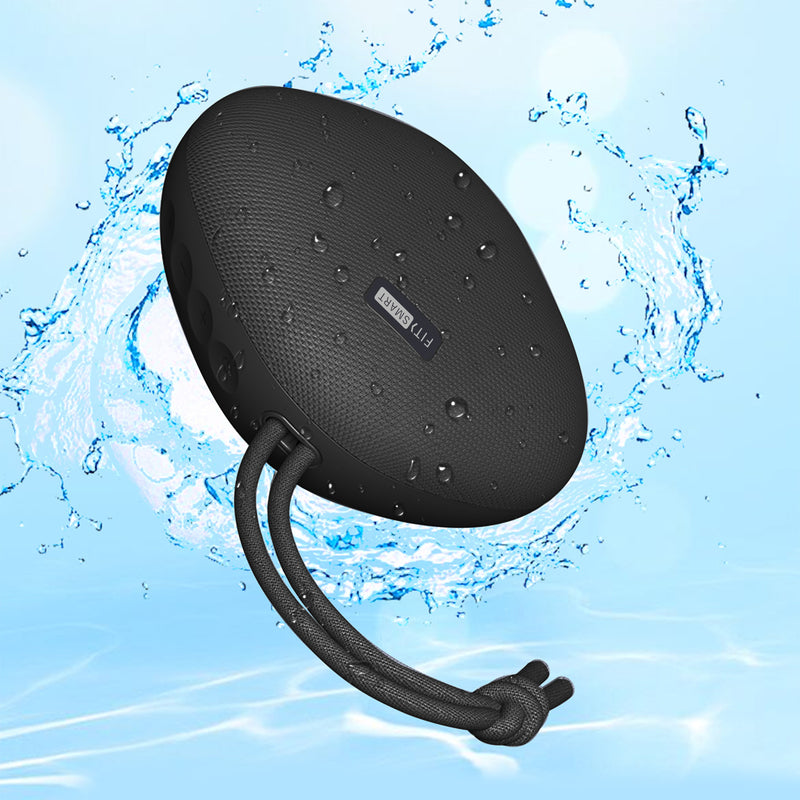 Dealsmate FitSmart Waterproof Bluetooth Speaker Portable Wireless Stereo Sound - Black