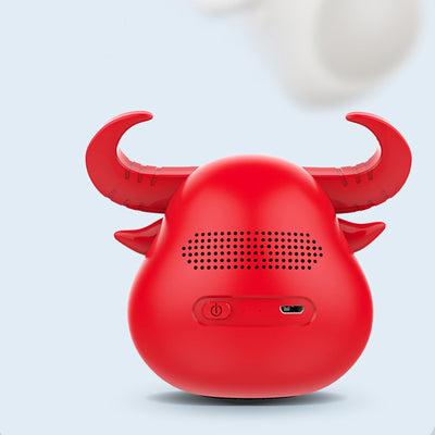 Dealsmate Fitsmart Bluetooth Animal Face Speaker Portable Wireless Stereo Sound - Khaki