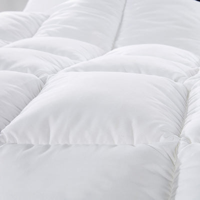 Dealsmate 500GSM Soft Goose Feather Down Quilt Duvet  95% Feather 5% Down All-Seasons - Double - White