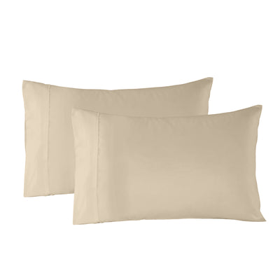 Dealsmate Royal Comfort Bamboo Blended Sheet & Pillowcases Set 1000TC Ultra Soft Bedding - Queen - Ivory