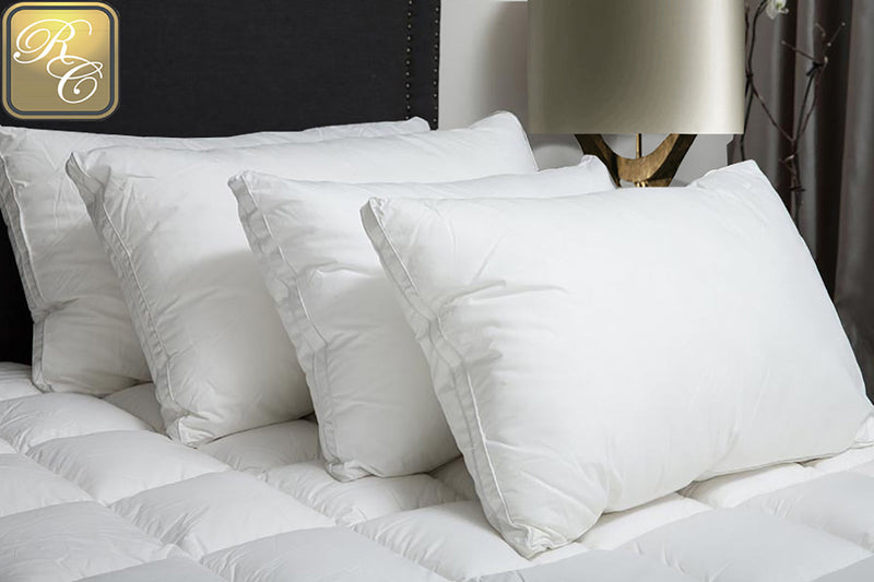 Dealsmate Royal Comfort Cotton 233 TC Luxury Signature Hotel Soft Hypoallergenic Pillow