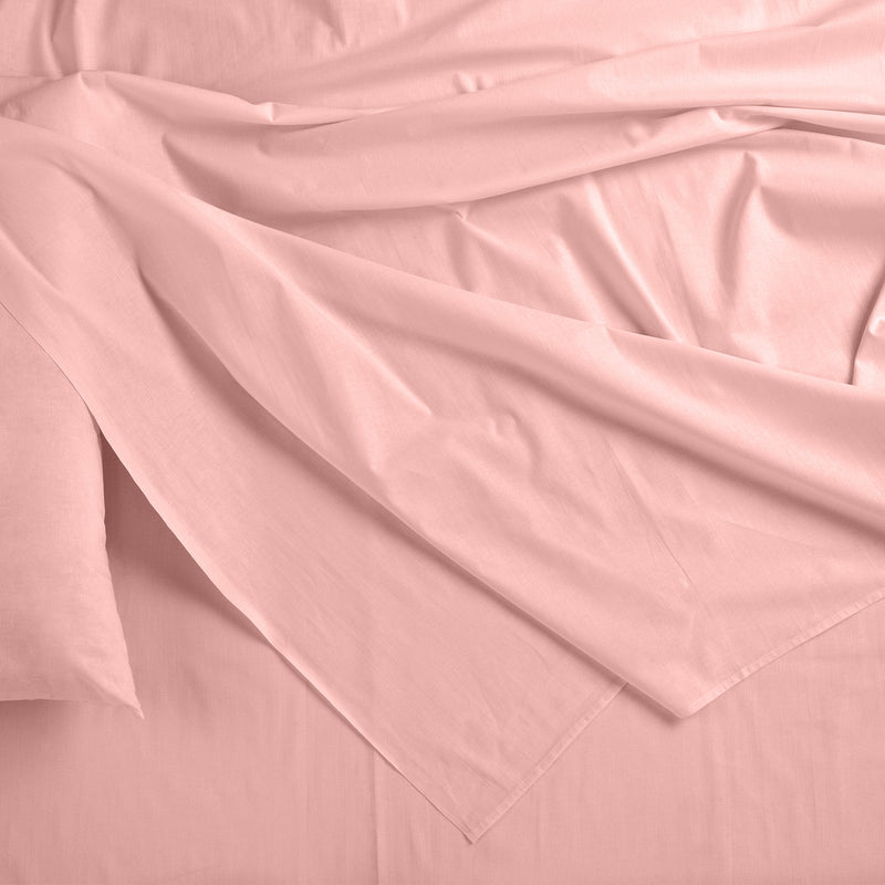 Dealsmate Royal Comfort Bamboo Blended Sheet & Pillowcases Set 1000TC Ultra Soft Bedding - King - Blush