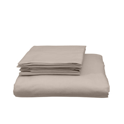Dealsmate Royal Comfort Bamboo Blended Quilt Cover Set 1000TC Ultra Soft Luxury Bedding - Queen - Grey