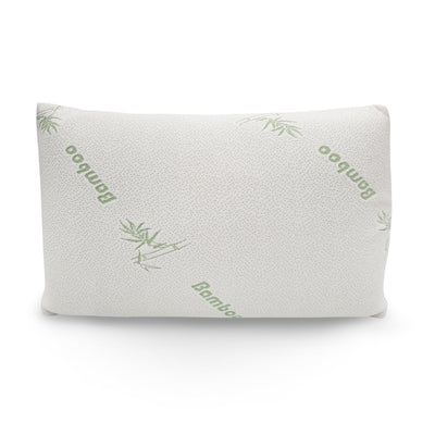 Dealsmate Memory Foam Pillow Bamboo Covered Ultra Soft Hypoallergenic