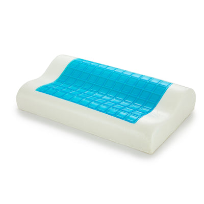 Dealsmate Royal Comfort Cooling Gel Contour High Density Memory Foam Pillow Single Pack