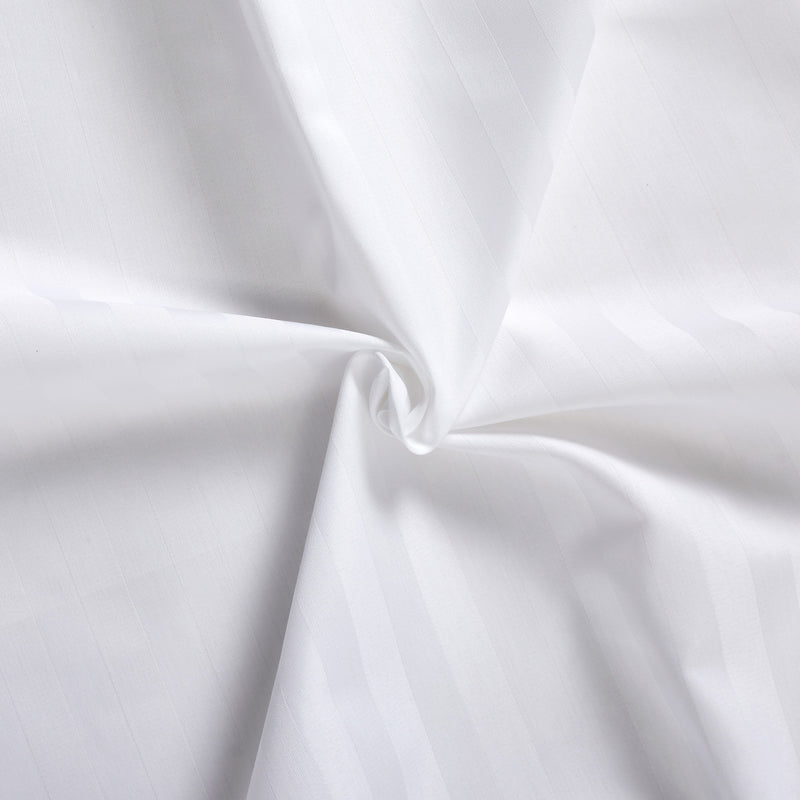 Dealsmate Royal Comfort 1200 Thread Count Damask Cotton Blend 3 Piece Combo Sheet Set - Double - White