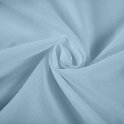 Dealsmate Royal Comfort 1200 Thread Count Sheet Set 4 Piece Ultra Soft Satin Weave Finish - Double - Sky Blue
