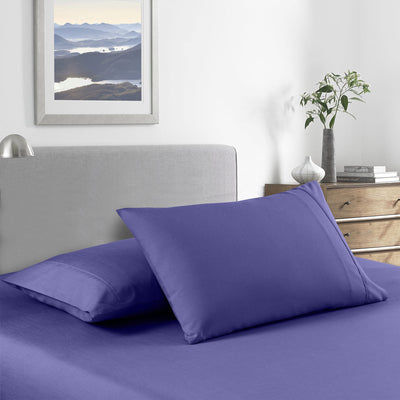 Dealsmate Royal Comfort 2000 Thread Count Bamboo Cooling Sheet Set Ultra Soft Bedding - Double - Royal Blue