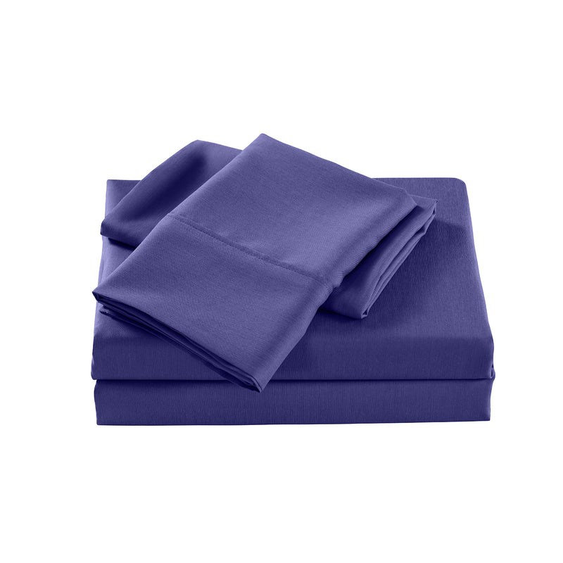 Dealsmate Royal Comfort 2000 Thread Count Bamboo Cooling Sheet Set Ultra Soft Bedding - Queen - Royal Blue