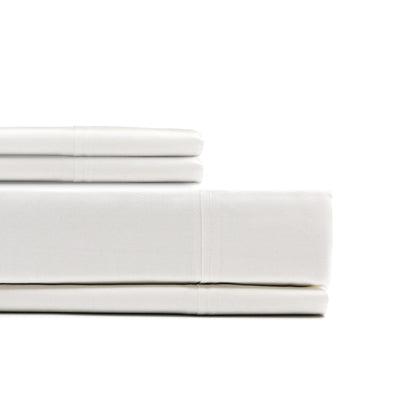 Dealsmate Royal Comfort 1000 Thread Count Sheet Set Cotton Blend Ultra Soft Touch Bedding - Queen - White