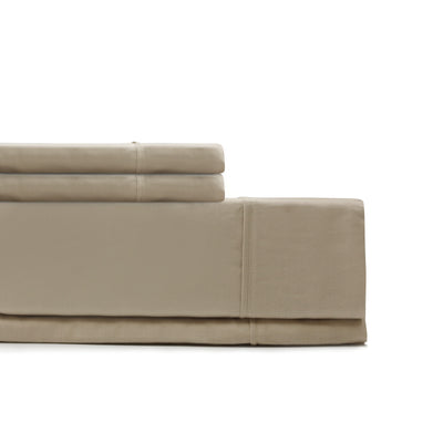 Dealsmate Royal Comfort 1000 Thread Count Sheet Set Cotton Blend Ultra Soft Touch Bedding - Queen - Pebble