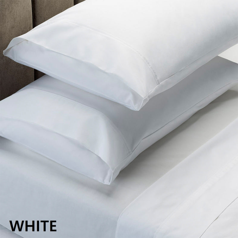 Dealsmate Royal Comfort 1500 Thread Count Cotton Rich Sheet Set 4 Piece Ultra Soft Bedding - King - White