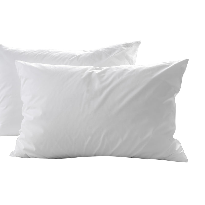 Dealsmate Royal Comfort 1800GSM Duck Feather Down Topper And 1000GSM 2 Duck Pillows Set - Single - White