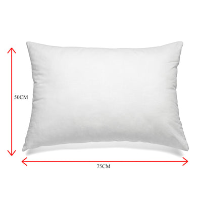 Dealsmate Royal Comfort 1800GSM Duck Feather Down Topper And 1000GSM 2 Duck Pillows Set - King Single - White