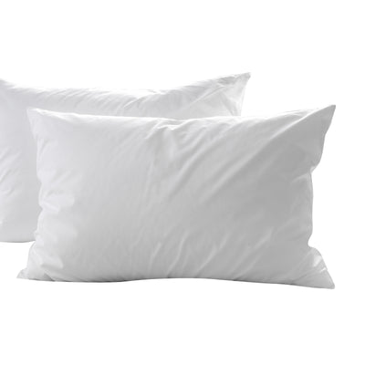Dealsmate Royal Comfort 1800GSM Duck Feather Down Topper And 1000GSM 2 Duck Pillows Set - Double - White