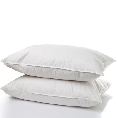 Dealsmate Royal Comfort 1800GSM Duck Feather Down Topper And 1000GSM 2 Duck Pillows Set - King - White