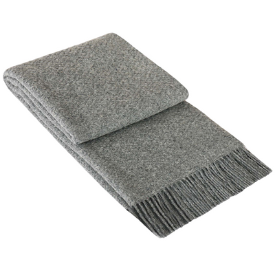 Dealsmate Soho Throw - Wool Blend - Grey