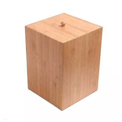 Dealsmate Bamboo Rubbish Bin Storage Box - 8L