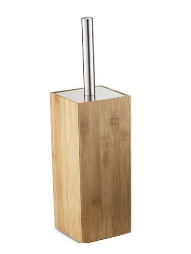 Dealsmate Bamboo Toilet Brush with holder