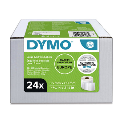 Dealsmate DYMO LW Large Address Label Bulk 24