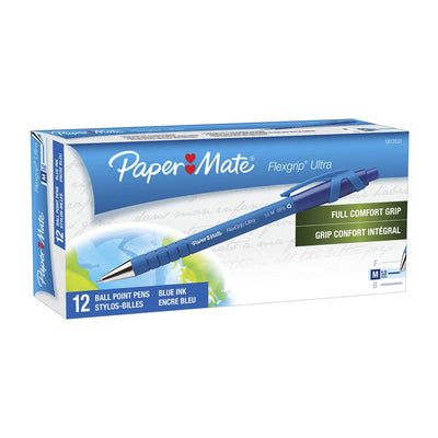 Dealsmate PAPER MATE FlexGrip RT BP 1.0 Blu Box of 12