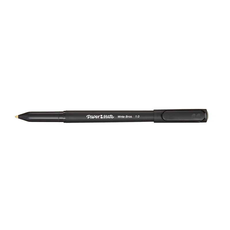 Dealsmate PAPER MATE WriteBros 1.0mm Ball Pen Black Box of 12