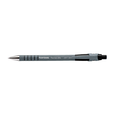 Dealsmate PAPER MATE Flexi Grip Retractable Ball Pen 0.8mm Black Box of 12