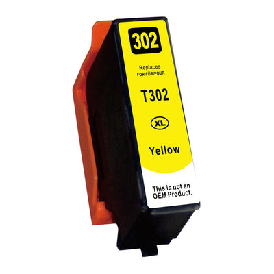 Dealsmate Yellow Compatible Inkjet Cartridge Replacement for 302XL Yellow