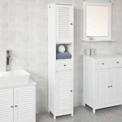 Dealsmate Freestanding Tall Bathroom Cabinet 170x32x30 cm