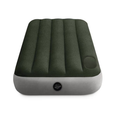 Dealsmate INTEX JR. TWIN DURA-BEAM DOWNY AIRBED WITH FOOT BIP