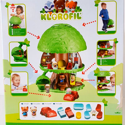 Dealsmate Klorofil Magie Tree House Playset with Figures & Furniture