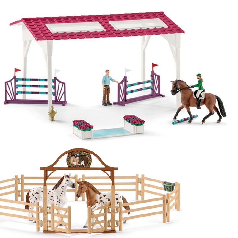 Dealsmate Schleich Large Playset Horse Club Vet Fitness Check for the Big Tournament 72140