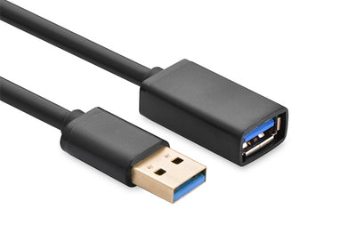 Dealsmate UGREEN USB 3.0 Extension Male Cable 0.5m Black (30125)